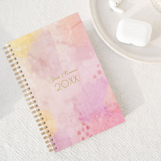 Pastel Spring Colors Abstrakt Art Planner Planer