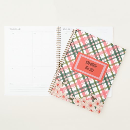 Pastel Spring Floral Daily Weekly Planner Planer (Anzeige)