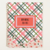 Pastel Spring Floral Daily Weekly Planner Planer (Vorderseite)