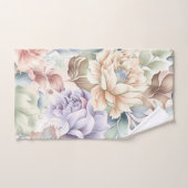 PASTEL SPRING FLORAL GOLD BADEZIMMER TOWEL SET (Handtuch)