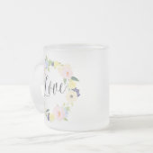 Pastel Spring Floral Wreath | Liebe Tasse (Vorderseite Links)