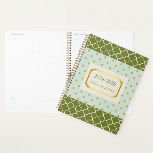 Pastel Spring Geometric Personalisiert Planner Planer (Anzeige)