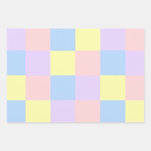 Pastel Spring Geschenkpapier Set (Vorderseite)