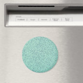 Pastel Spring Green Concrete Textur Magnet (In Situ (Geschirrspüler))