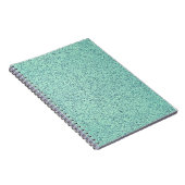 Pastel Spring Green Concrete Textur Notizblock (Rechte Seite)