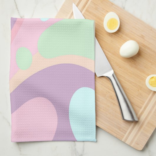 Pastel Spring Kitchen Handtuch (Viertel Falte)