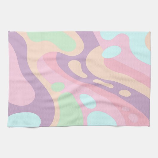 Pastel Spring Kitchen Handtuch (Horizontal)