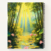 Pastel Spring Koi Blossom Notizblock (Rückseite)