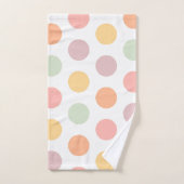 Pastel Spring Polka-Dots Badetücher Badhandtuch Set (Handtuch)