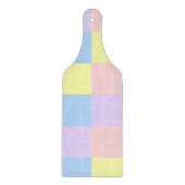 Pastel Spring Schachbretts Schneidebrett (Vorderseite)