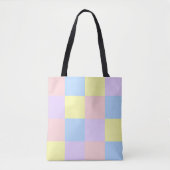 Pastel Spring Schachbretts Tasche (Vorderseite)