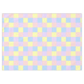Pastel Spring Schachbretts Tischdecke (Vorderseite (Horizontal))