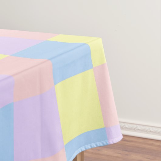 Pastel Spring Schachbretts Tischdecke (Beispiel)