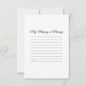 Pastel Spring Tulip Blume gemeinsam Gedächtnisbeer Mitteilungskarte (Rückseite)