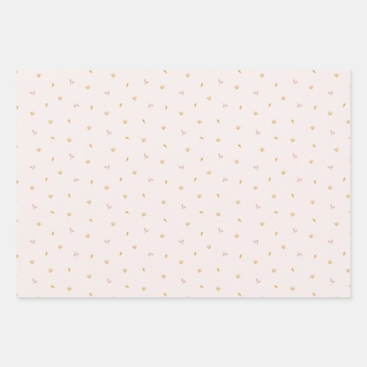 Pastel Spring Wildblume Geschenkpapier Set (Vorderseite 2)