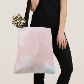 Pastel Springtime Monogramm-Tasche Tasche (Von Nahem)