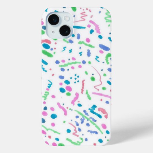 Pastel Spritzer Confetti Print Case-Mate iPhone Hülle (Rückseite)