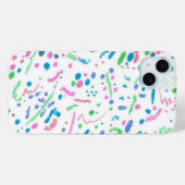 Pastel Spritzer Confetti Print Case-Mate iPhone Hülle (Rückseite (Horizontal))