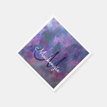 Pastel Spritzer | Pink Lila Blue Green Monogram