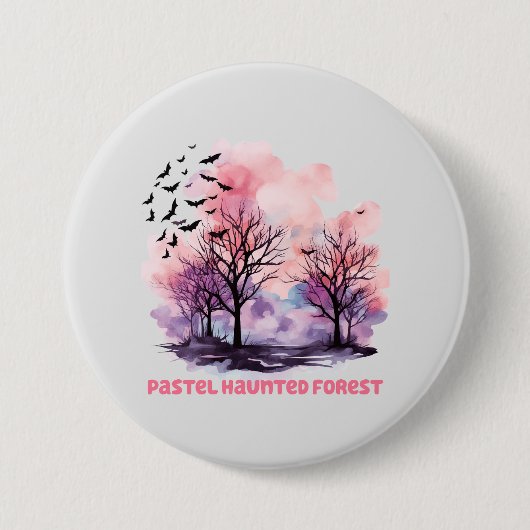 Pastel Spuk Forest Button (Vorderseite)