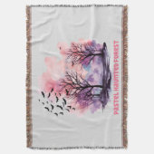 Pastel Spuk Forest Decke (Vorderseite Vertikal)