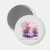 Pastel Spuk Forest Magnet (Vorderseite/Rückseite)