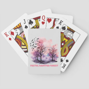 Pastel Spuk Forest Spielkarten