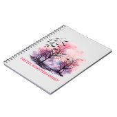 Pastel Spuk Forest - Spooky-Niedliche Pastelle Lil Notizblock (Linke Seite)