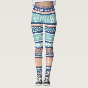 Pastel Stamm Navajo: nahtloses Muster. Leggings