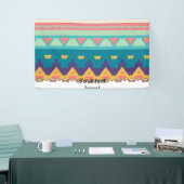 Pastel-Stammesdesign Banner (Messeveranstaltung)