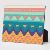 Pastel-Stammesdesign Fotoplatte (Seite)