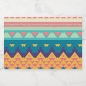 Pastel-Stammesdesign Lebensmitteletikett (Einzelnes Label)