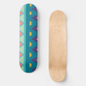 Pastel-Stammesdesign Skateboard (Vorderseite)