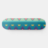 Pastel-Stammesdesign Skateboard (Horizontal)