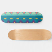 Pastel-Stammesdesign Skateboard (Horizontal)