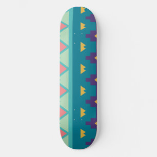 Pastel-Stammesdesign Skateboard