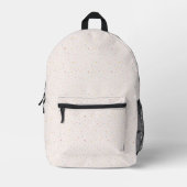 Pastel Star Pattern Bedruckter Rucksack (Vorderseite)