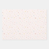 Pastel Star Pattern Geschenkpapier Set (Vorderseite)