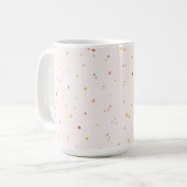 Pastel Star Pattern Kaffeetasse (Vorderseite Links)