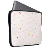 Pastel Star Pattern Laptopschutzhülle (Vorne Rechts)