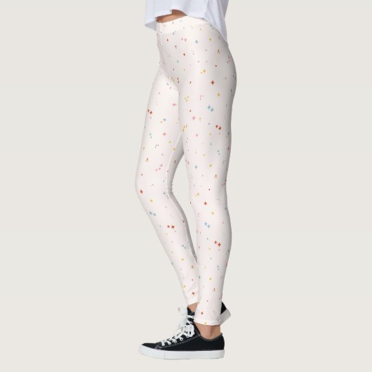 Pastel Star Pattern Leggings (Links)