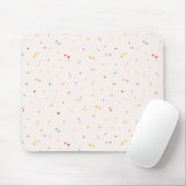 Pastel Star Pattern Mousepad (Mit Mouse)