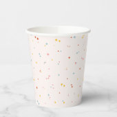 Pastel Star Pattern Pappbecher (Links)