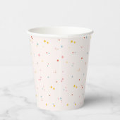 Pastel Star Pattern Pappbecher (Rechts)