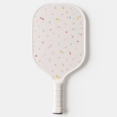 Pastel Star Pattern Pickleball Schläger (Rückseite)