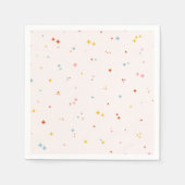 Pastel Star Pattern Serviette (Vorderseite)