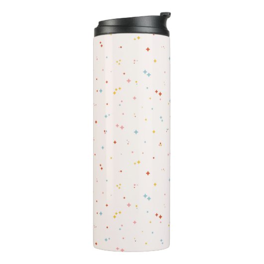 Pastel Star Pattern Thermosbecher (Nach links gedreht)