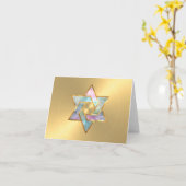 Pastel Star von David Gold Dankeschön Karte (Gelbe Blume)