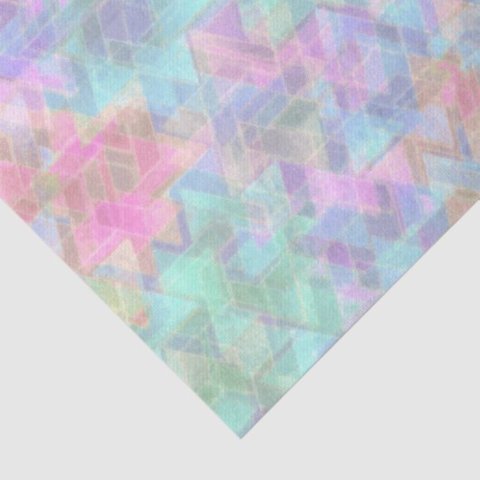 Pastel Star von David Pattern Seidenpapier (Ausschnitt)