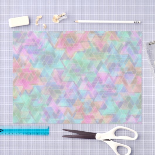 Pastel Star von David Pattern Seidenpapier (Handwerk)